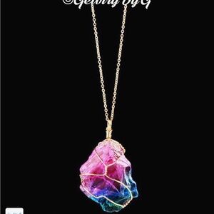 🌈 NEW ✨1 Unicorn Mystic Wire Wrapped Necklace